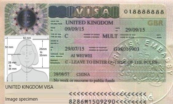 Image visa UK Photo visa United Kingdom